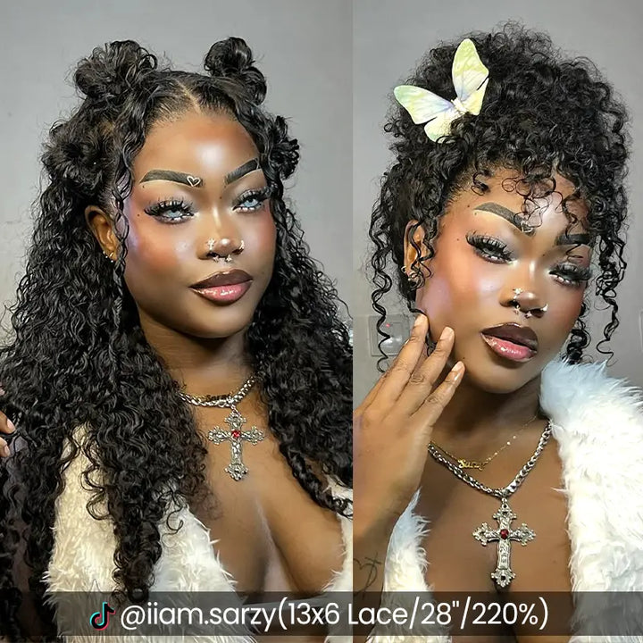 13×6 Glueless Burmese Curly Lace Wig – Pre-Cut Lace, Beginner Friendly