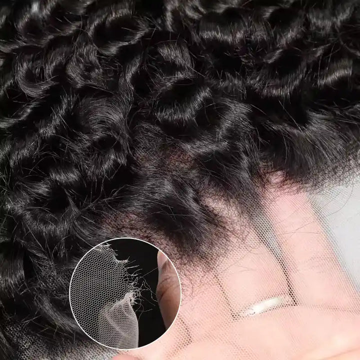 13x4 HD Lace Fronral with 2 Bundles  Human Hair Weave Extensions