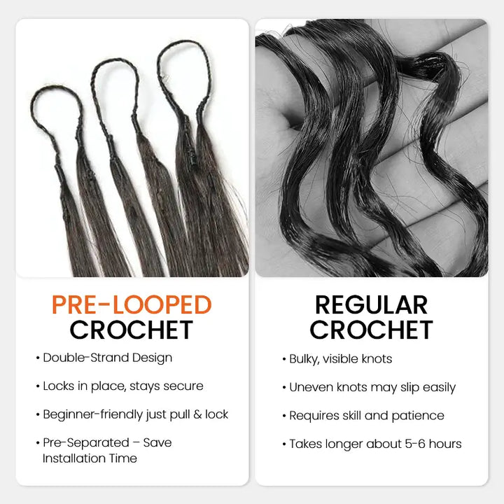 Trendy Colored Silky Straight Feather Crochet Human Hair Extensions