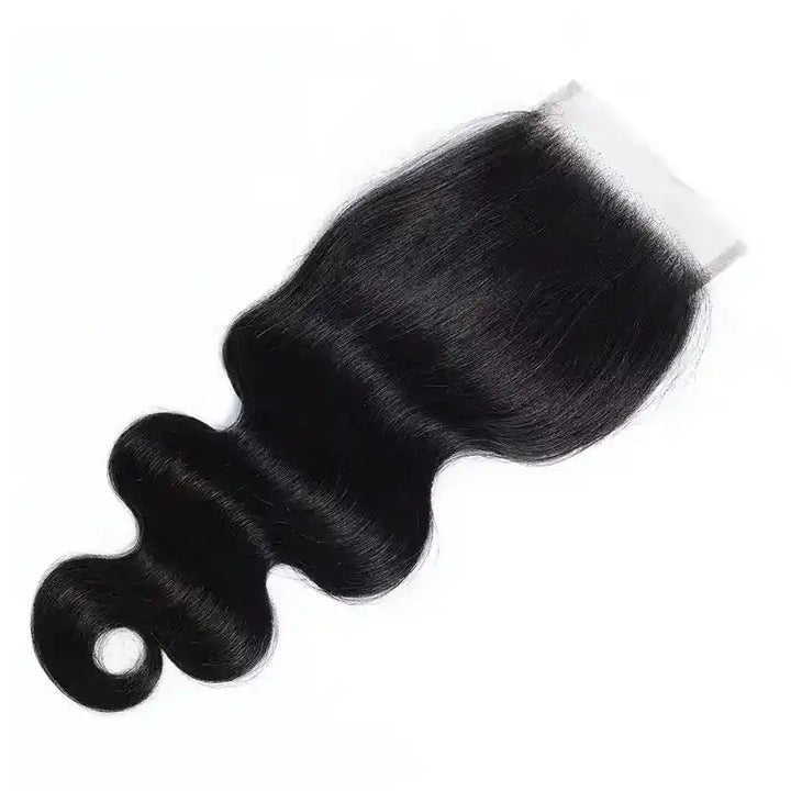 5x5 HD Lace Closure  with 3 Bundles Straight & Body Wave Human Hair Weave Extensions