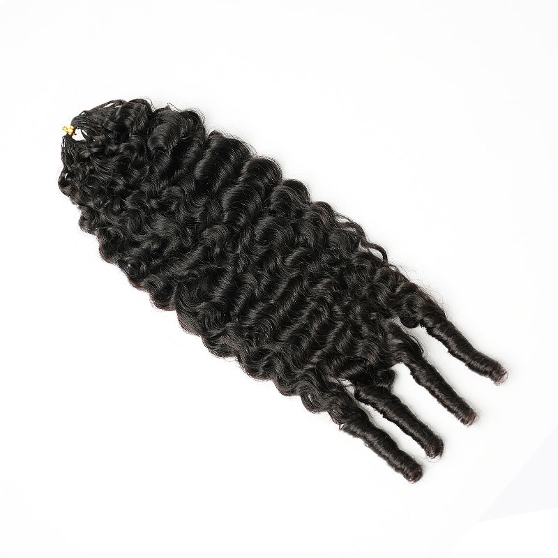 BelianaHair Feather Crochet Hair Extensions Single Drawn Pro for Miracle Knots Boho Braids— No Glue, No Heat, Reusable