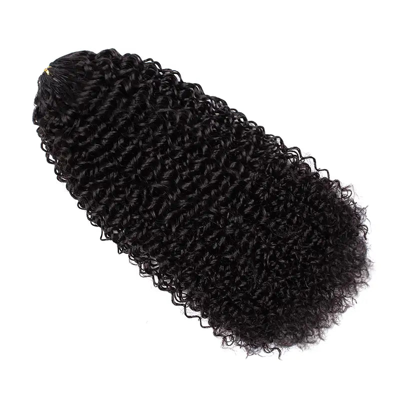 Beliana Curly Crochet Hair Pre-Separated Feather Soft Knotless Human Hair Extensions