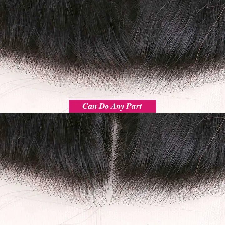 Cabello humano virgen con ondas corporales, 13x4, transparente, con encaje frontal 