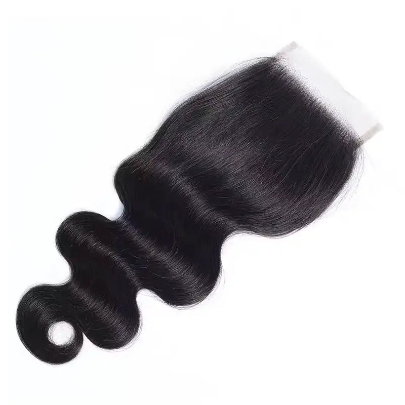 Body Wave Hair 4x4 Lace Closure Natural Color 100% Human Hair