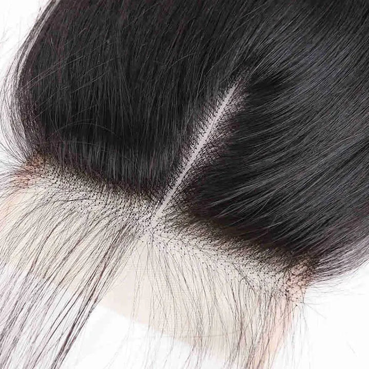 Body Wave Hair 4x4 Lace Closure Natural Color 100% Human Hair