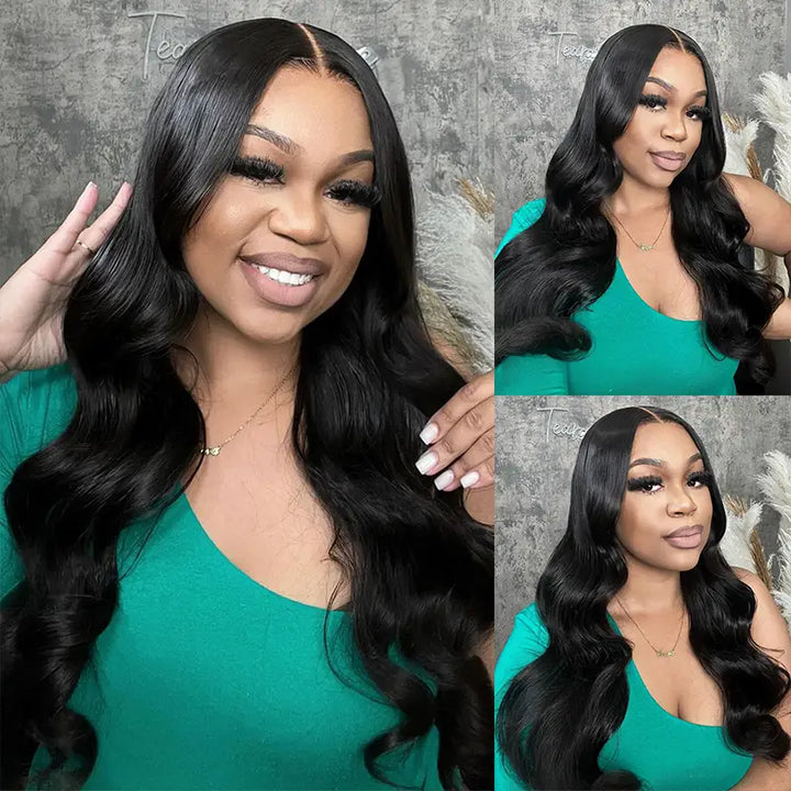 Body Wave Hair 4x4 Lace Closure Natural Color 100% Human Hair