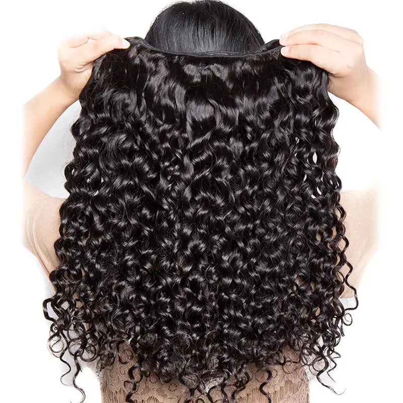 Paquetes de 4 piezas/paquete de cabello virgen rizado Jerry 