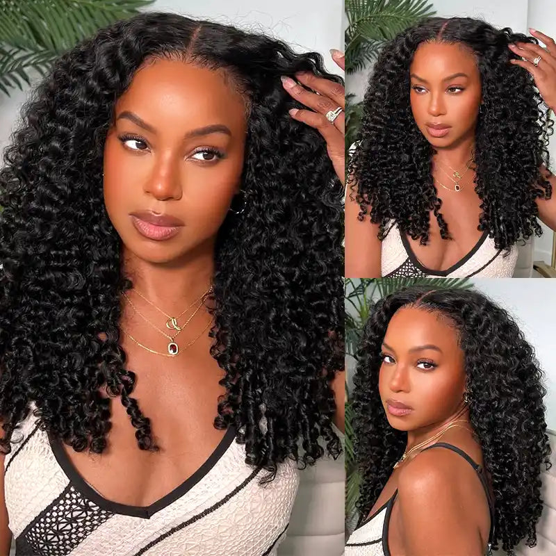 All-Day Comfort? Wig Burmese Curly 13x4 Ear-to-ear Transparent Lace Human Hair