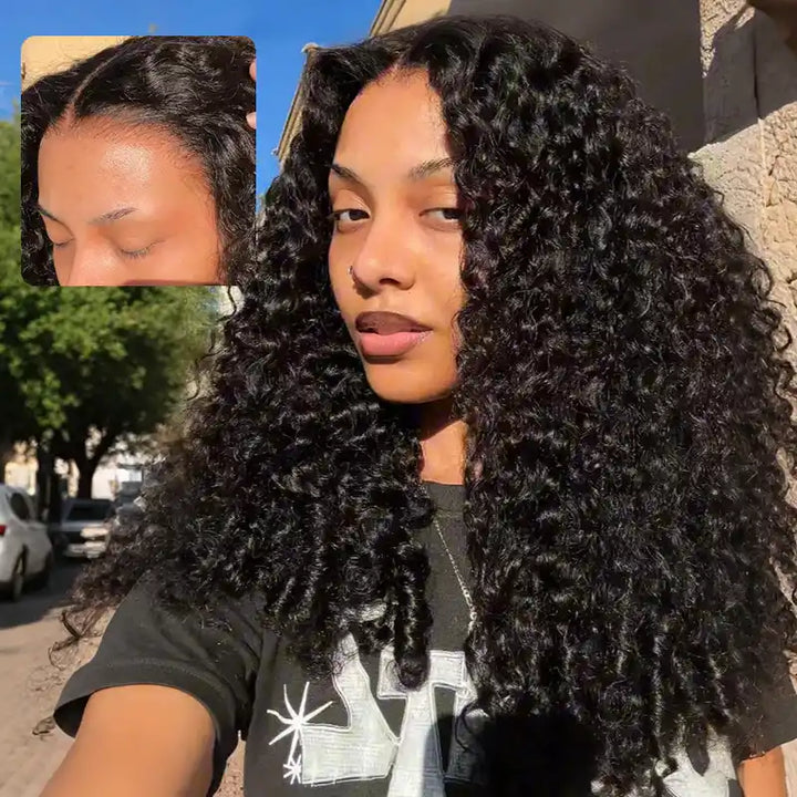 All-Day Comfort? Wig Burmese Curly 13x4 Ear-to-ear Transparent Lace Human Hair