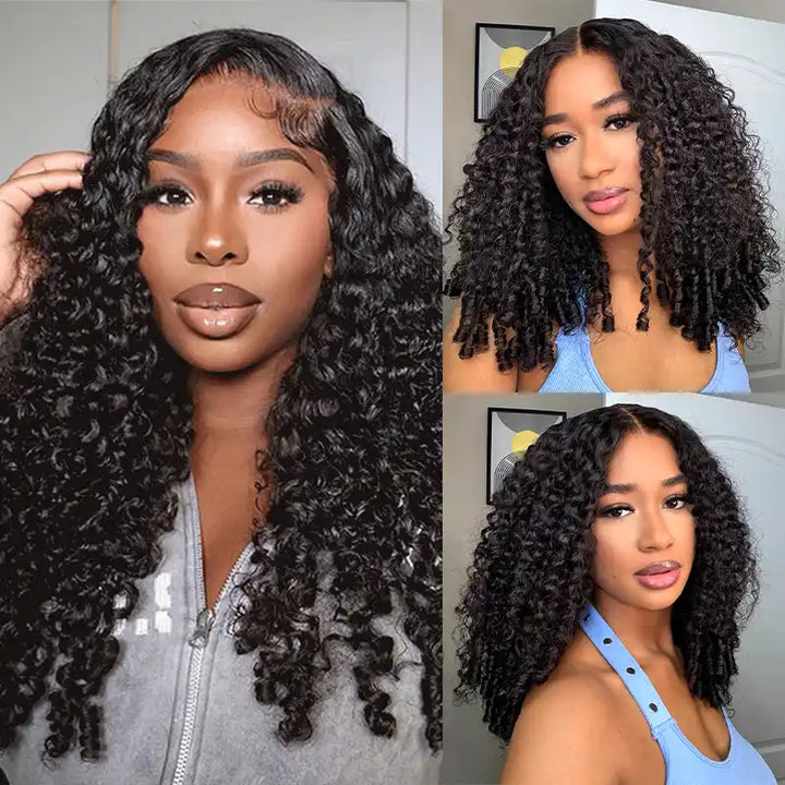 All-Day Comfort? Wig Burmese Curly 13x4 Ear-to-ear Transparent Lace Human Hair