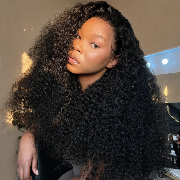 13×6 Glueless Burmese Curly Lace Wig – Pre-Cut Lace, Beginner Friendly