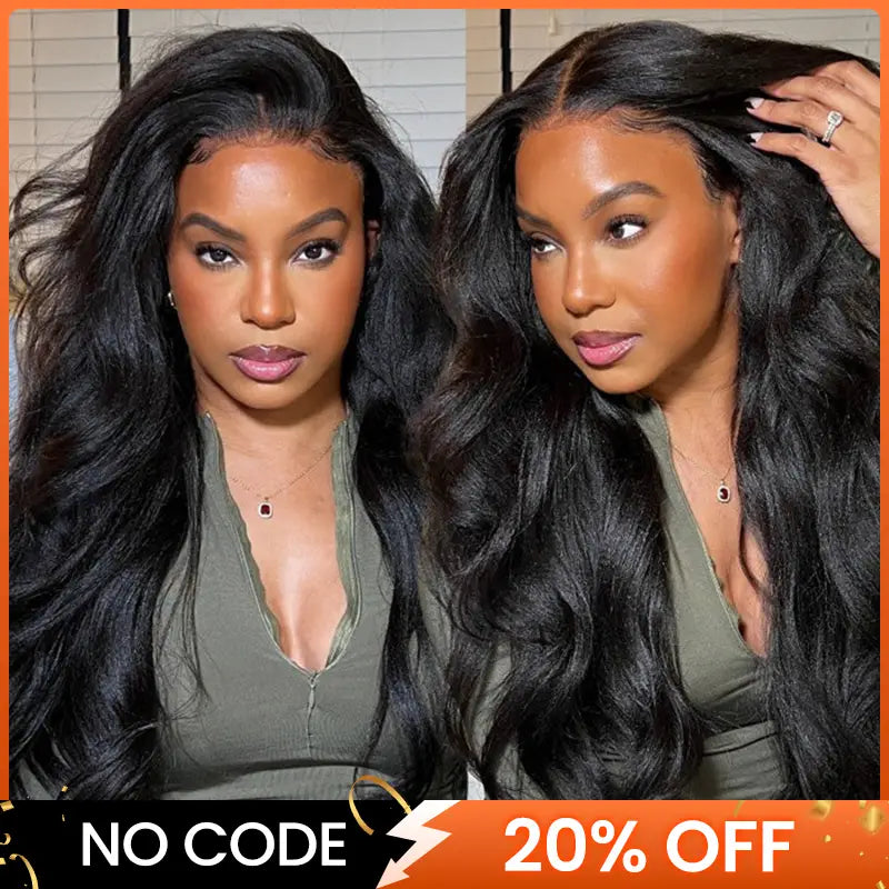 Kinky Straight 13x4 Lace Front Human Hair Wigs for Women