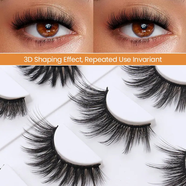 Beliana 3D Fluffy Luxurious Eyelashes 8-Pair Glam Lash Pack