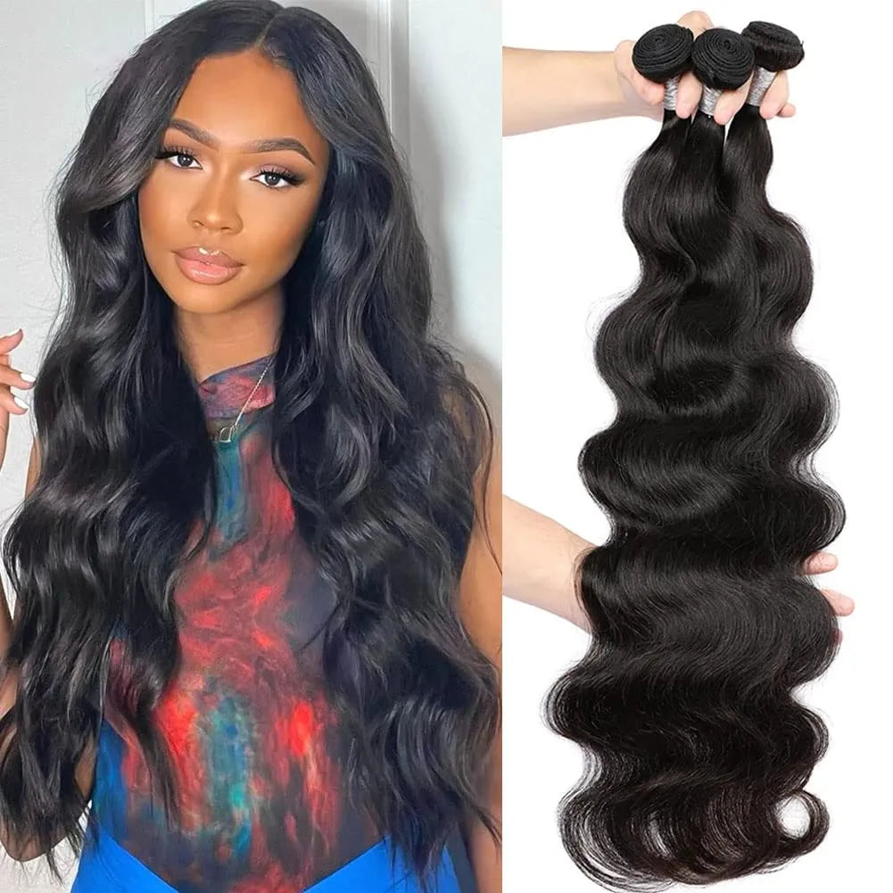 Beliana Hair Bundles 3 Pcs/pack Hair Brazilian Body Wave Virgin Human Hair