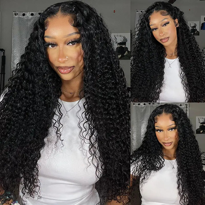 Jerry Curly Human Hair 4x4 Transparent Lace CLosure