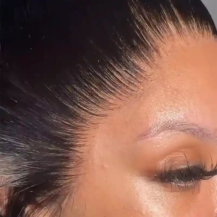 Kinky Straight 5x5 HD Lace Closure Human Hair With Pre-Bleached & Pre-Plucked