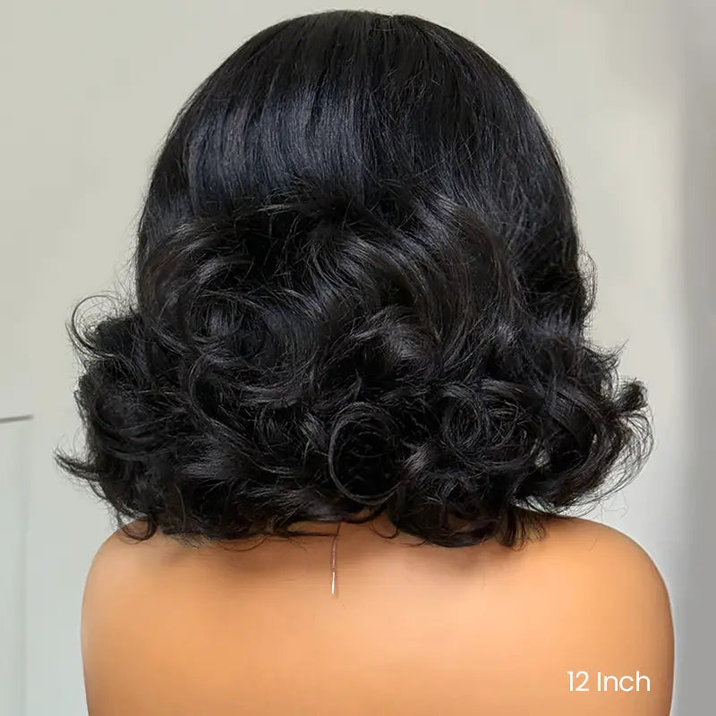 Perruque en dentelle transparente sans colle 13x4 Wear Go 