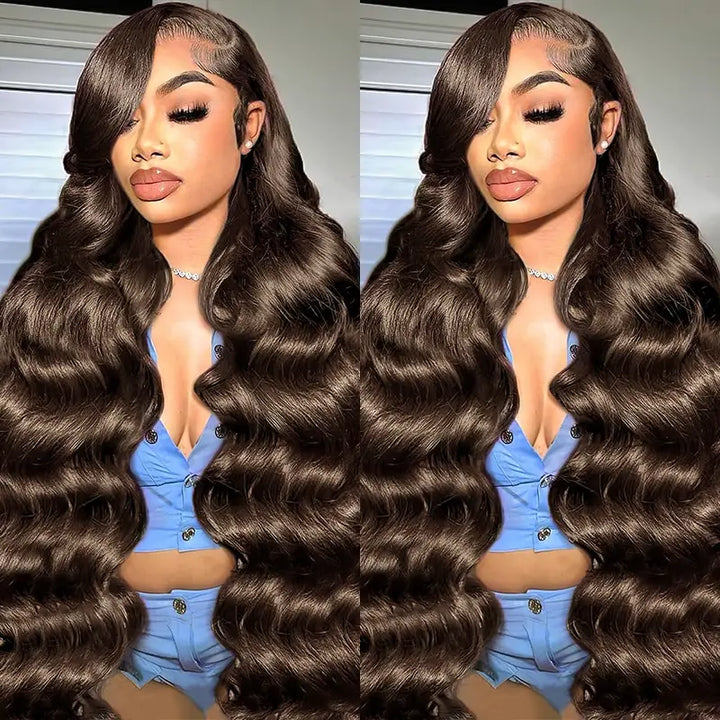 Peluca de cabello humano liso con encaje frontal transparente de 13 x 4 