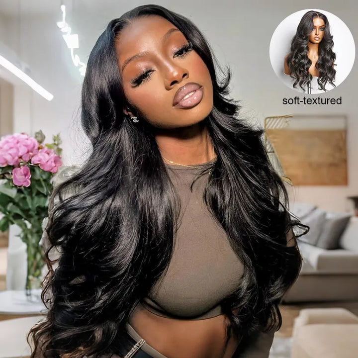 Body Wave 5x5 Transparent Lace Closure Huamn Hair Wig