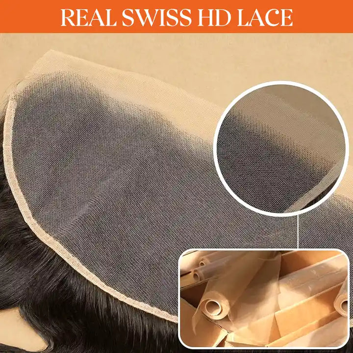 Beliana Straight Human Hair Closure, 2x6–13x4 ,Transparent & HD Lace