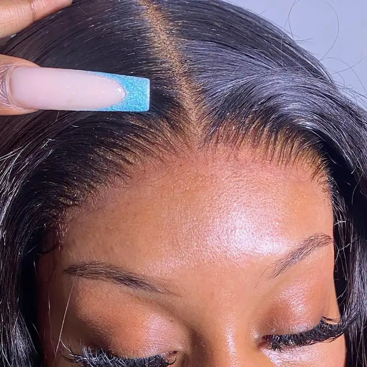 Beliana Straight Human Hair Closure, 2x6–13x4 ,Transparent & HD Lace