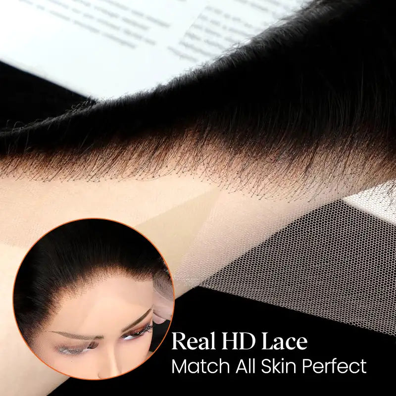 Beliana Straight Human Hair Closure, 2x6–13x4 ,Transparent & HD Lace