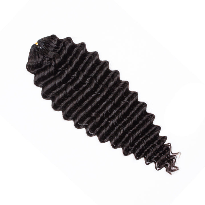 BelianaHair Feather Crochet Hair Extensions Single Drawn Pro for Miracle Knots Boho Braids— No Glue, No Heat, Reusable