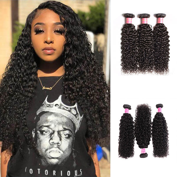 Beliana Hair Bundles 3 Pcs/pack Hair Jerry Curly Virgin Human Hair