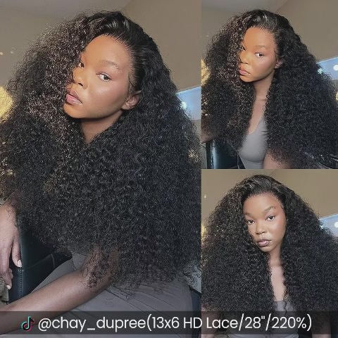 13×6 Glueless Burmese Curly Lace Wig – Pre-Cut Lace, Beginner Friendly