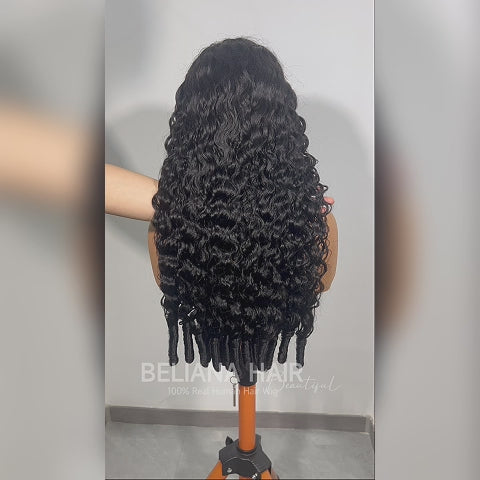 13×6 Glueless Burmese Curly Lace Wig – Pre-Cut Lace, Beginner Friendly