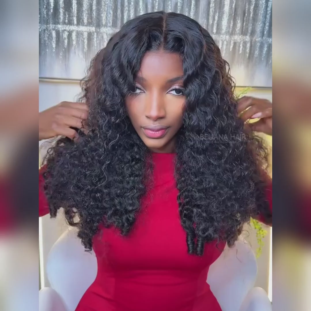 Peluca de cabello humano liso con encaje frontal transparente de 13 x 4 