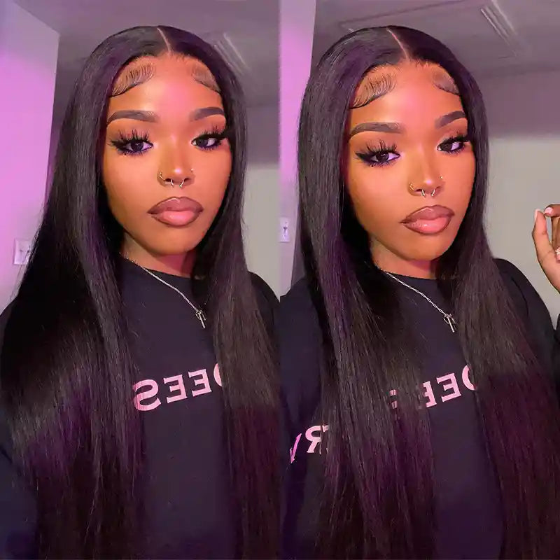 5x5 HD Lace Closure Human hair - Invisible lace & Soft straight ,body wave, kinky straight